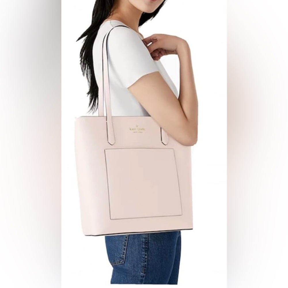 kate spade Daily Tote in Chalk Pink Saffiano